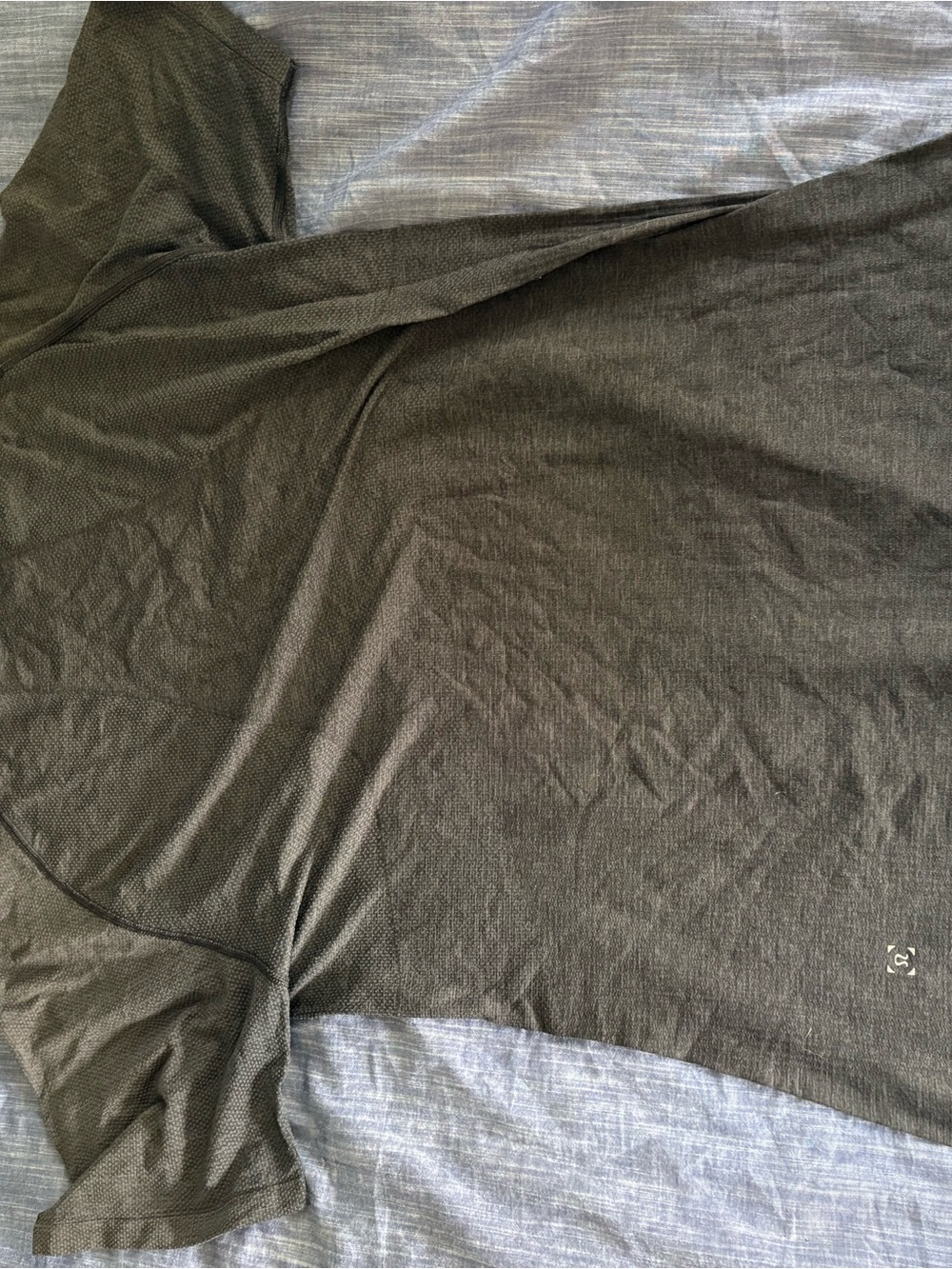 Men's Dark Grey Short-Sleeve Shirt